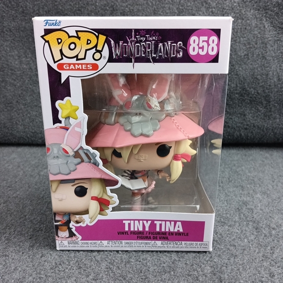Funko Pop! Games: Tiny Tina's Wonderlands - Tiny Tina #858 Pink Hat Bunny - Picture 1 of 8